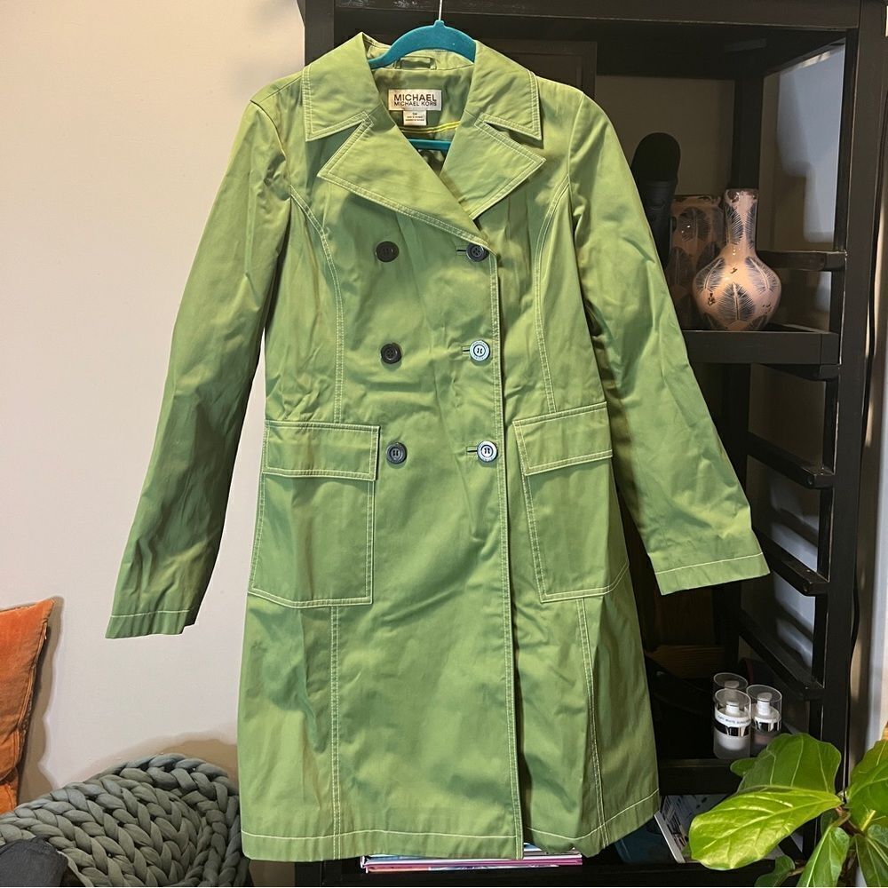 Michael Kors Women's Green Coat | Size: Small | Color: Green